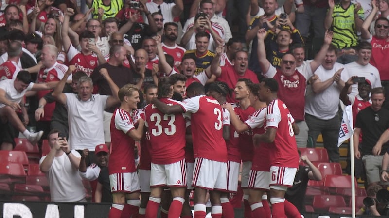 Arsenal rout Man City in Community Shield