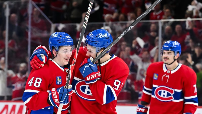 Bolduc, Caufield has Canadiens on top over Lightning after two periods in Game 4