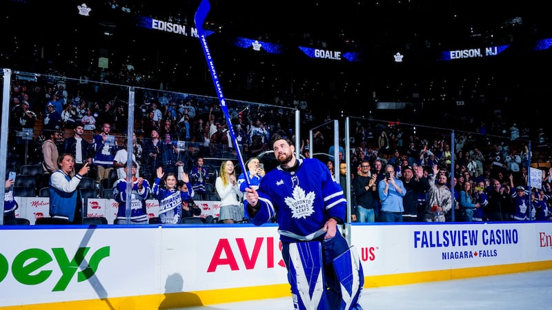 Grateful Stolarz repays Leafs’ confidence with first win of season