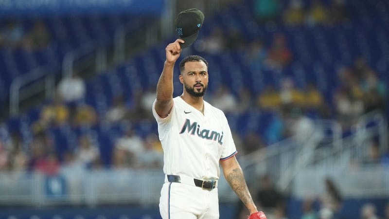 Alcantara becomes Marlins’ career leader in innings pitched in shutout victory over Angels