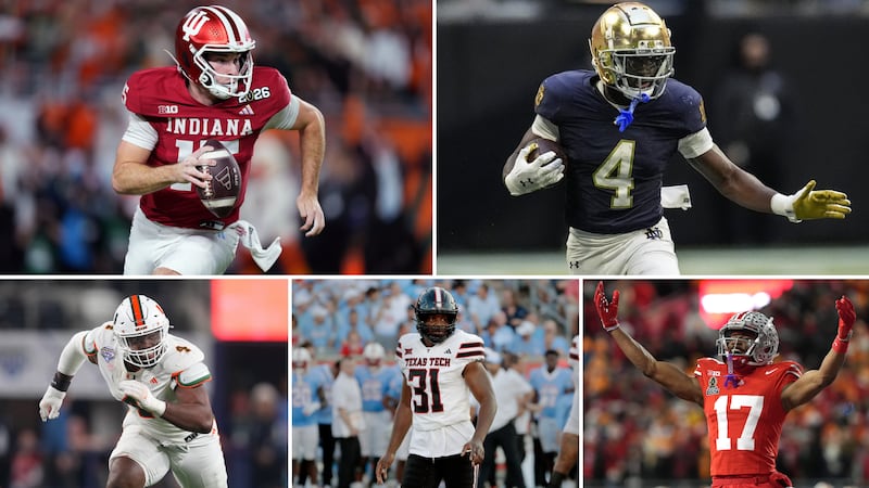 Love falls to Commanders, Mesidor to Chargers in Reid’s 257-pick mock draft