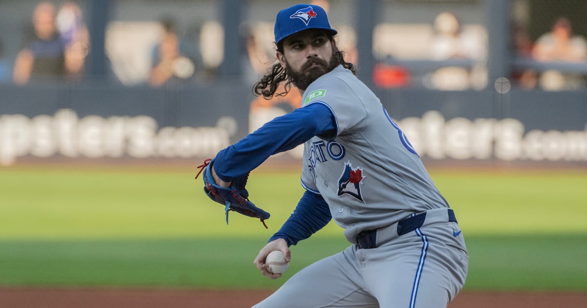 Photo: tsn.ca Toronto Blue Jays starting pitcher Dylan Cease delivers against the Cleveland Guardians during the first inning of a