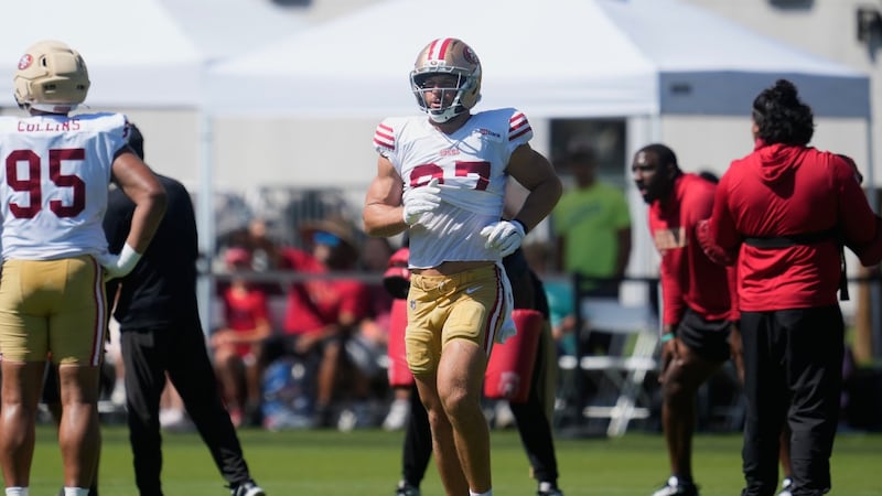 49ers begin final stretch of practice before opener with Bosa still sidelined
