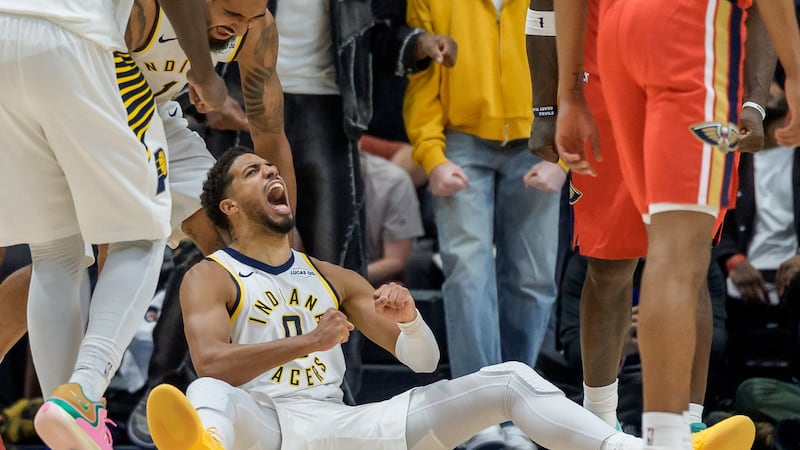 Haliburton makes an emotional return from injury and leads Pacers to opening-night win