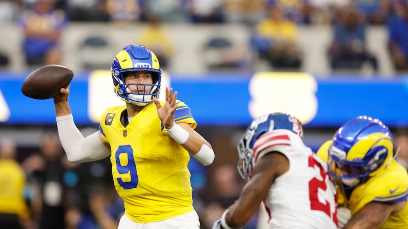 Rams’ Stafford passes Rivers for sixth all time in passing touchdowns