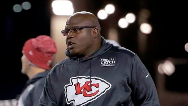 Wife of Chiefs OC Bieniemy allegedly shot by couple’s son
