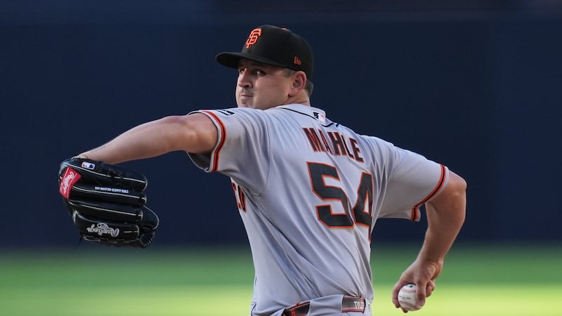 Giants trade pitcher Mahle to Braves