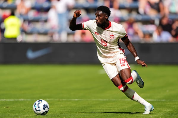 Davies seen jogging at Commonwealth Stadium ahead of CanMNT’s friendly