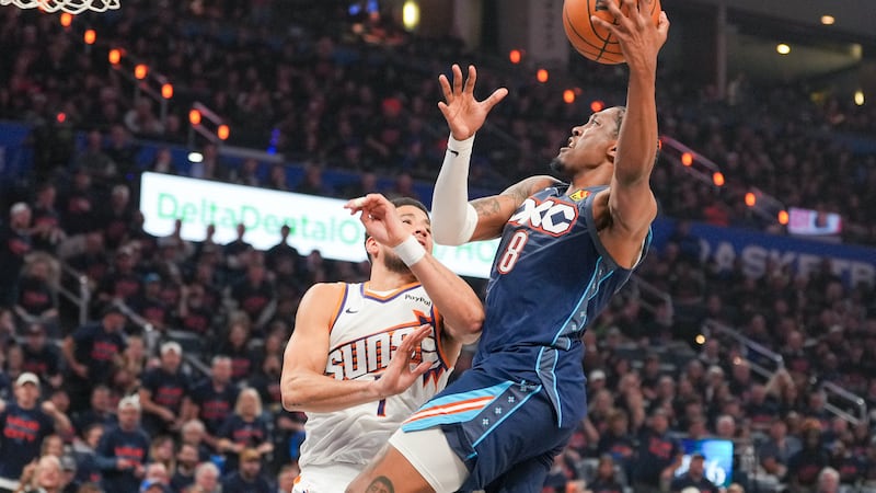 Thunder’s Williams leaves Game 2 vs Suns with a left hamstring injury