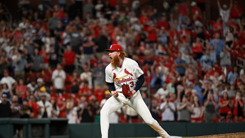 May perfect into seventh inning, completes one-hitter as Cardinals blank Padres