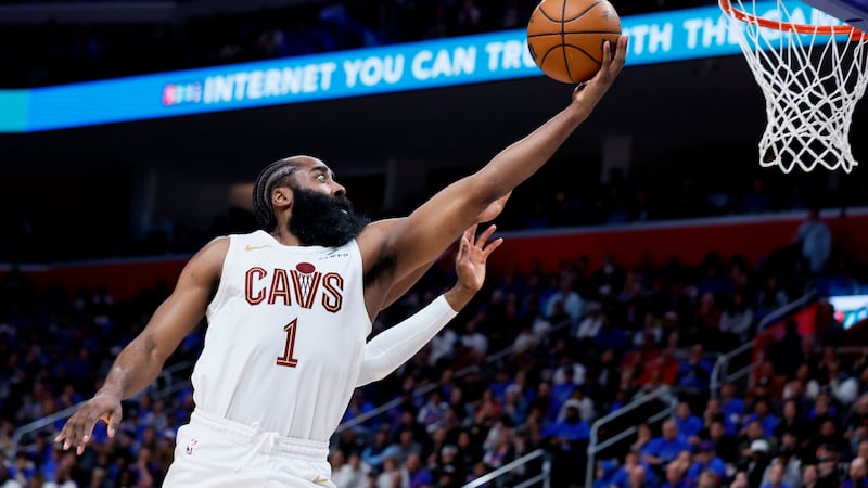 Harden scores 30, Cavaliers rally past Pistons in Game 5 overtime for 3-2 series lead