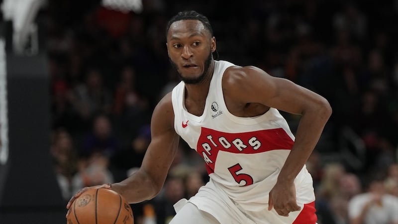 Raptors’ Quickley progressing ahead of Game 3 as Rajakovic looking for more from Ingram, Poeltl