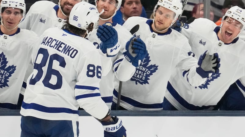Leafs’ Marchenko scores in first period against former team
