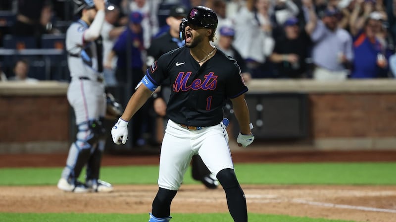 Melendez comes off the bench and powers Mets past Marlins in 10 innings