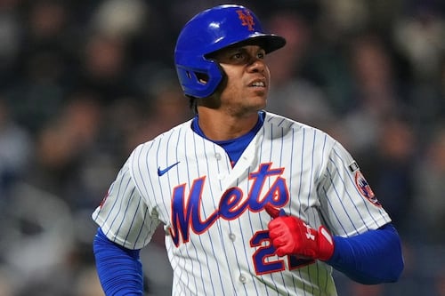 Mets’ Soto leaves game vs. Dodgers with left calf soreness