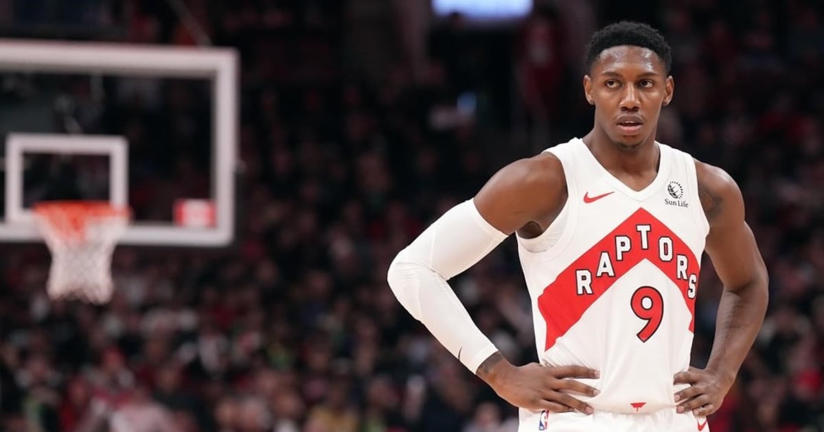 Toronto Raptors' RJ Barrett (shoulder) has AC joint sprain; out rest of ...