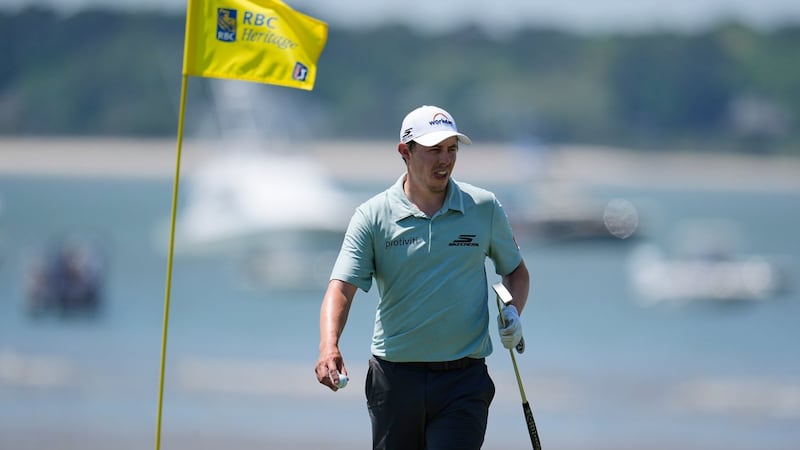 Fitzpatrick rides a good bounce and great golf to lead Hovland at Hilton Head; Conners T19