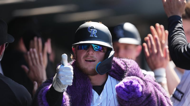 All-Star Goodman becomes first Rockies player with pair of three-homer games in same season