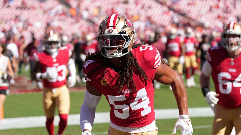 49ers’ Warner tops Ravens’ Smith atop ranking of off-ball linebackers for 2026