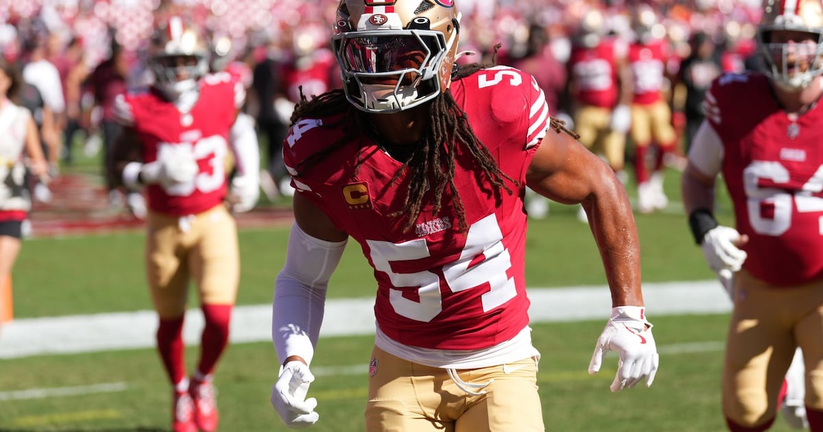 49ers’ Warner tops Ravens’ Smith atop ranking of off-ball linebackers for 2026