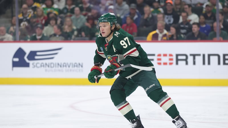 Kaprizov scores twice as Wild beat Bruins