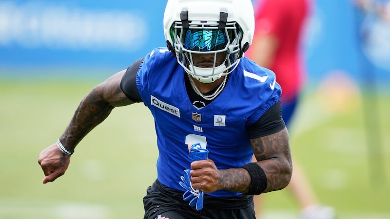 Top receiver Nabers takes a ‘big step’ forward at Giants training camp
