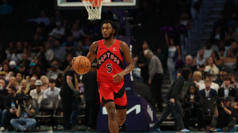 Raptors’ Quickley (hamstring) questionable for Game 2 against Cavs