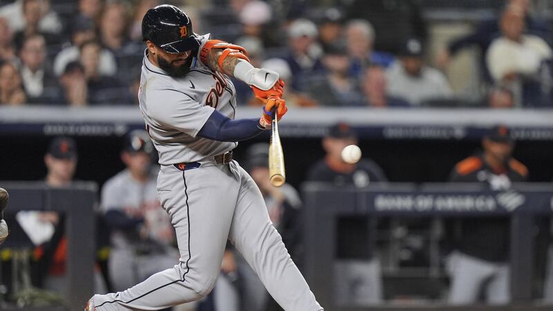 Tigers 2B Torres taking break from swinging as he works to return from left oblique strain