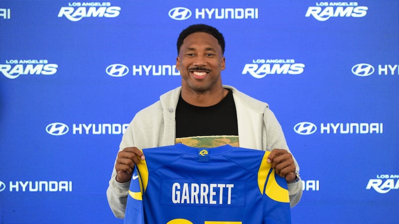New Rams DE Garrett ranks atop NFL edge rushers for 2026