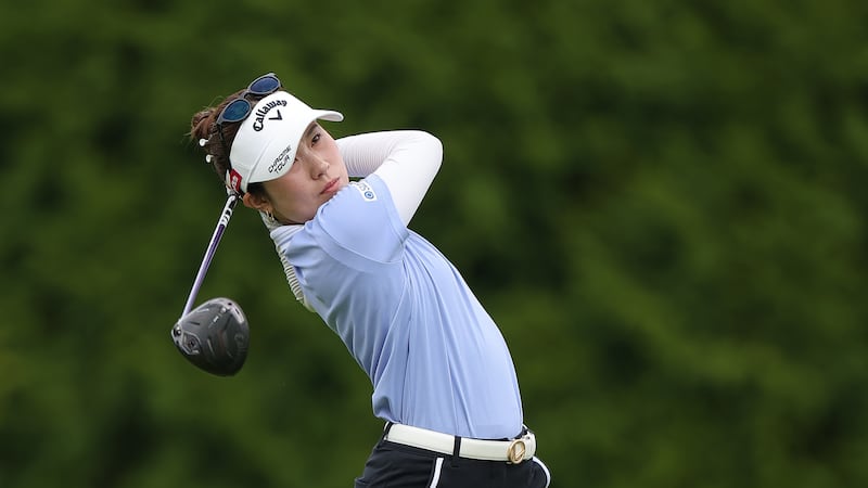 Nishimura leads LPGA event in Arkansas by five as Coughlin sets record by opening with nine birdies