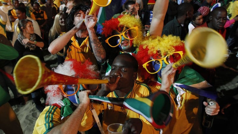 FIFA's World Cup stadium code bans vuvuzelas, says body paint isn't clothing
