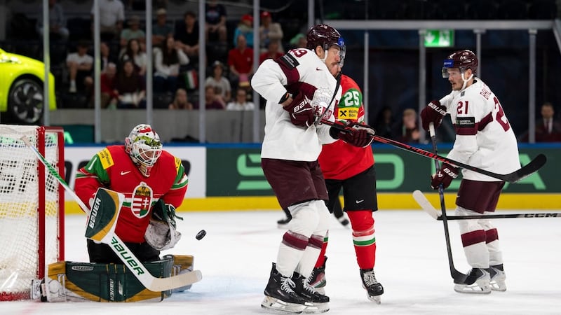 Latvia routs Hungary to reach quarterfinals IIHF World Hockey Championship