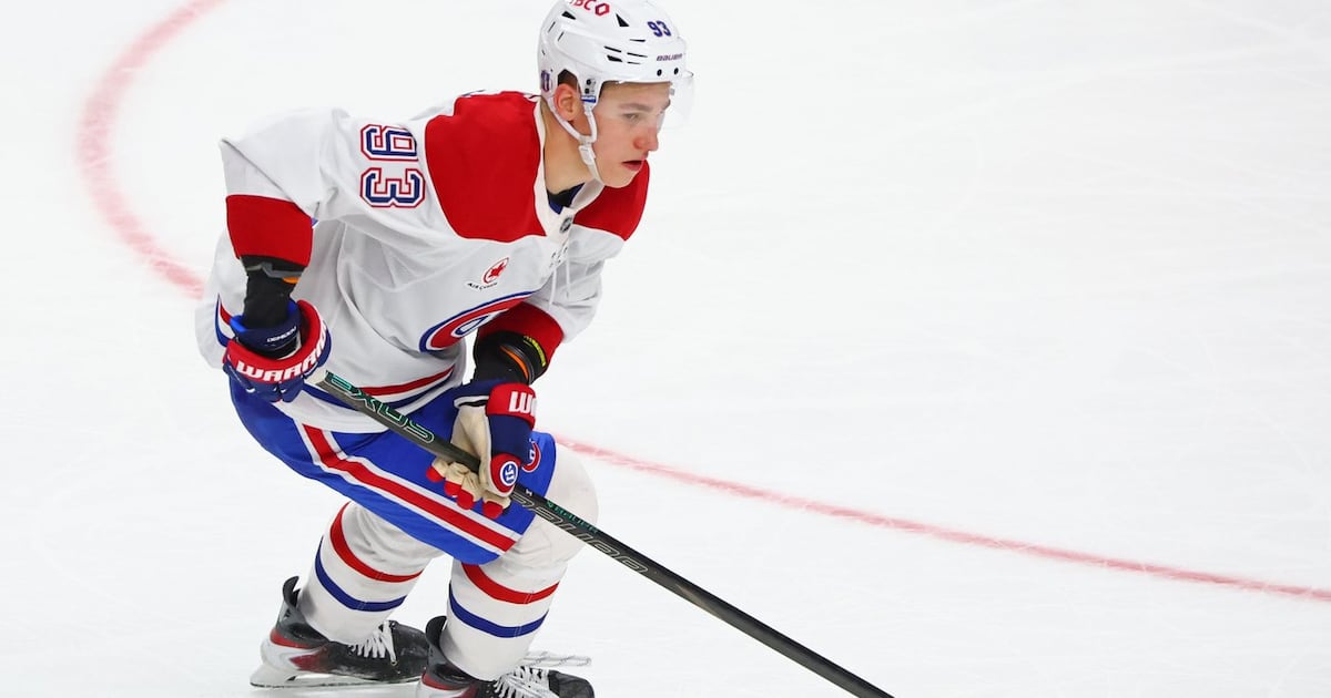 Photo: TSN Canadiens winger Ivan Demidov (93) skates with the puck against the Sabres in Buffalo, N.Y., on Wednesday, May 6, 2026. (AP