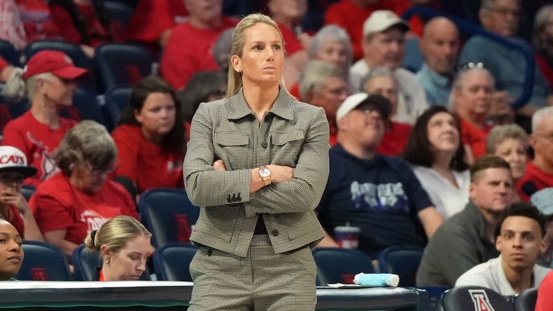 Arizona women’s basketball coach Burke responds to criticism for pregnancy announcement