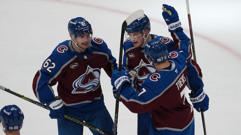 MacKinnon has goal, two assists in win over Wild as Avalanche take 2-0 series lead