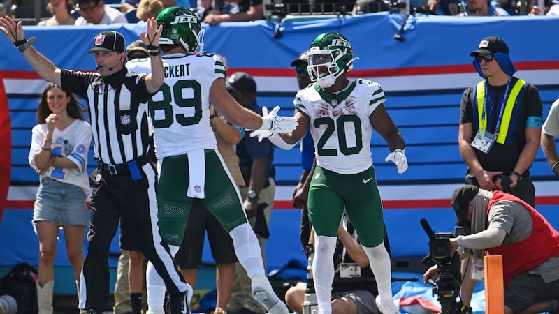Hall powers Jets past Titans in dominant season opener against former coach Saleh
