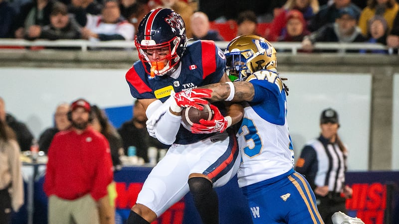 Alouettes cruise past Blue Bombers to clinch East Division title
