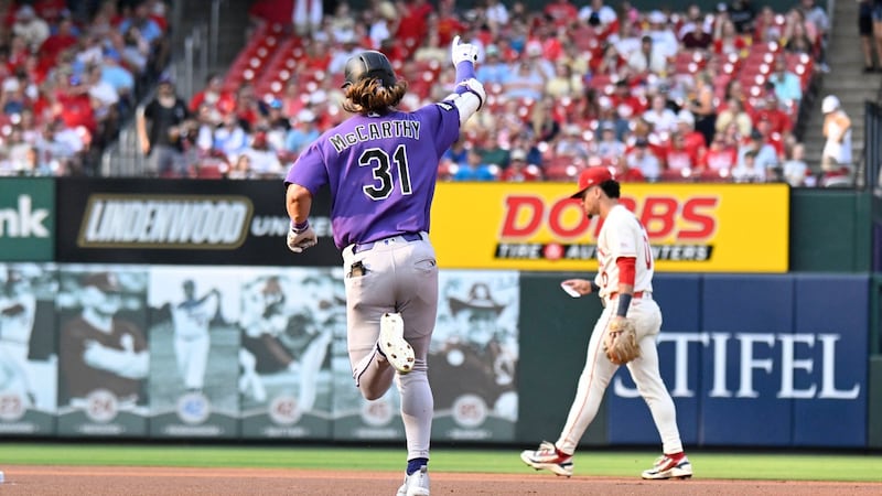 McCarthy homers twice as Rockies get past Cardinals
