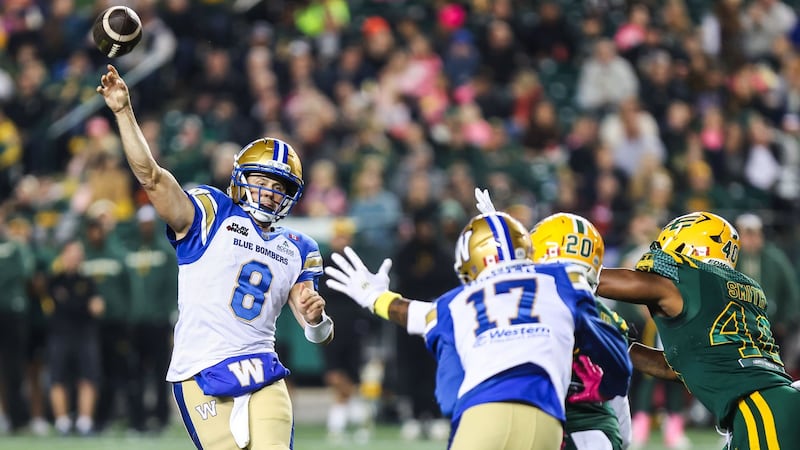 Blue Bombers need win over Lions to secure CFL playoff berth