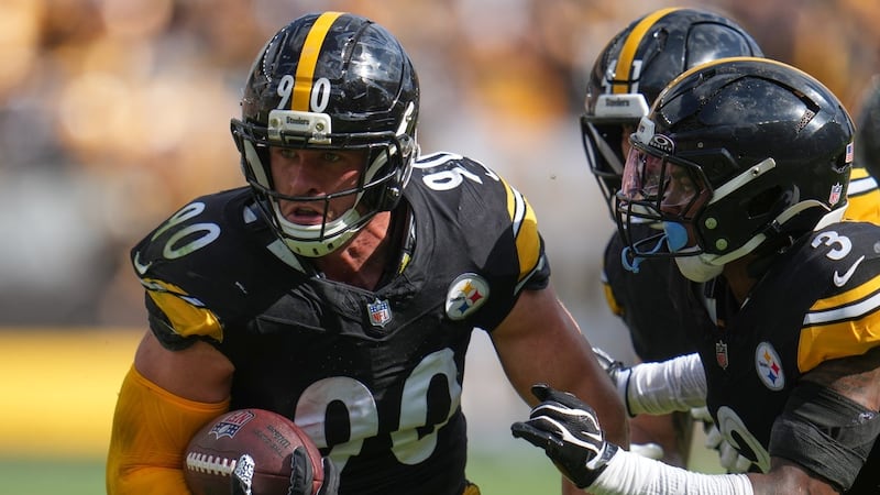 Watt’s late pick-6 pushes sluggish Steelers past injury-laden Falcons