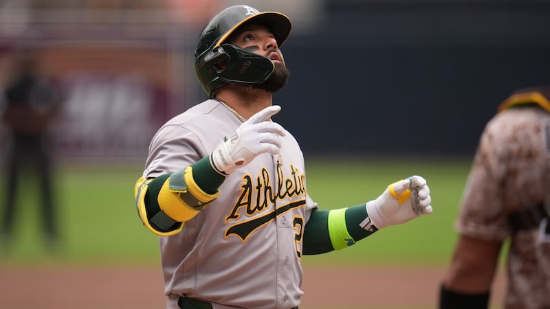 Cortes homers, Kurtz reaches base for 47th straight game as A’s beat Padres