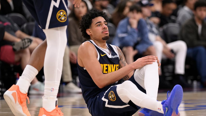 Nuggets' Strawther out with knee sprain, will be reevaluated in six weeks