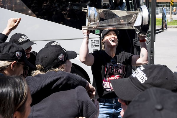 The Victoire make their homecoming after winning Walter Cup