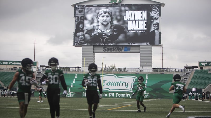 Roughriders try to focus on football with Elks visiting following Dalke's death