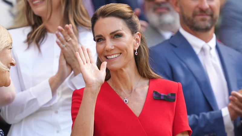 Princess Kate watches Wimbledon women's final in Royal Box with Jodie Foster and Hannah Waddingham