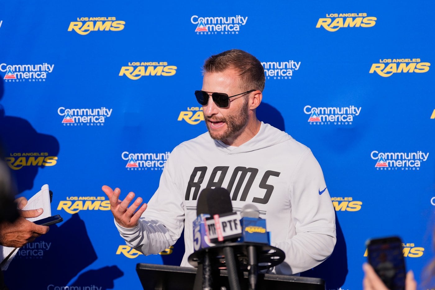 Aaron Donald decision has no invisible deadline , Sean McVay says