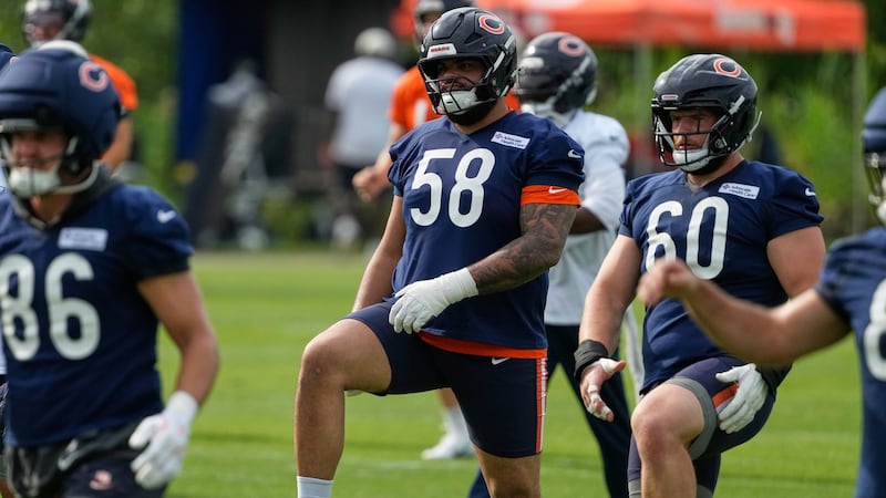 Bears tackle Wright dishes out credit after signing huge contract extension
