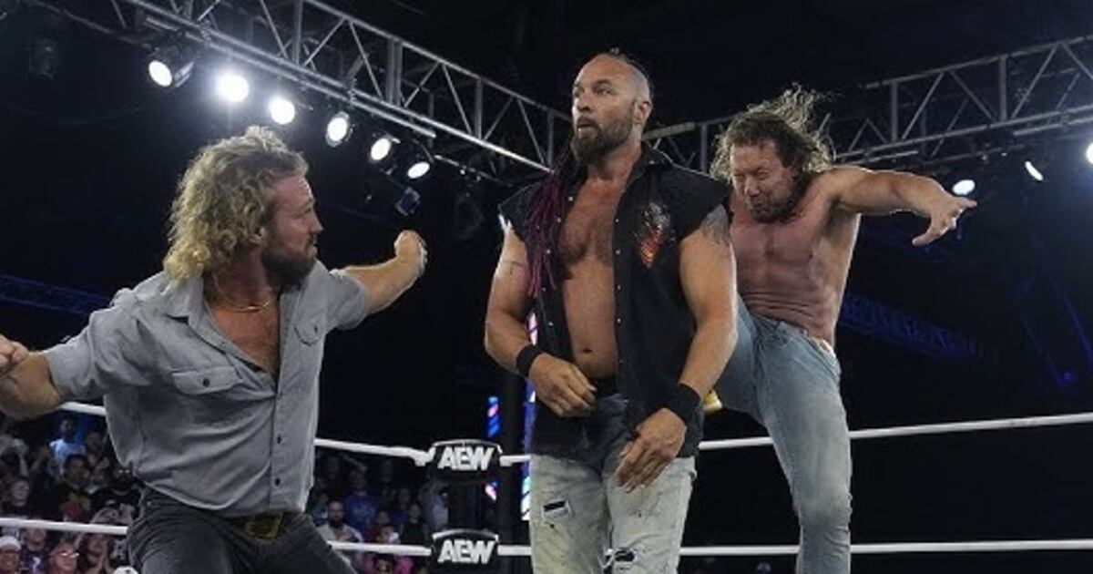 Alex Riley Hangman AEW Dynamite Hangman Adam Page Kenny Omega Young Bucks Kyle Fletcher ...