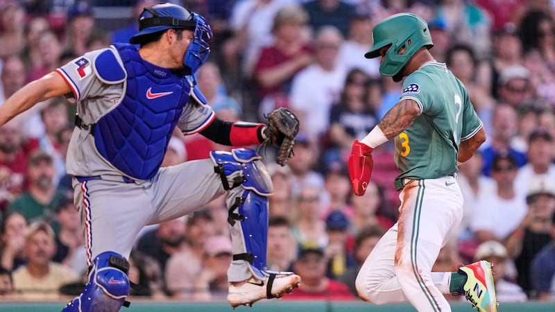 Rafaela powers Red Sox to rout of Rangers