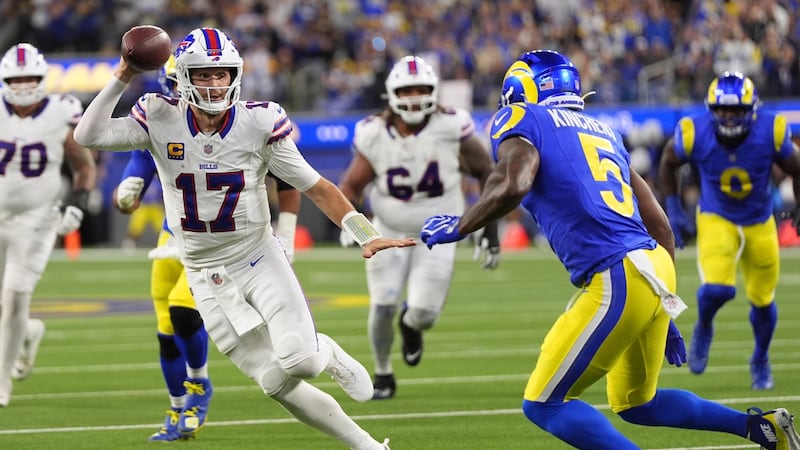 Allen carries Bills with his improvisational skills, covering up for struggling defence